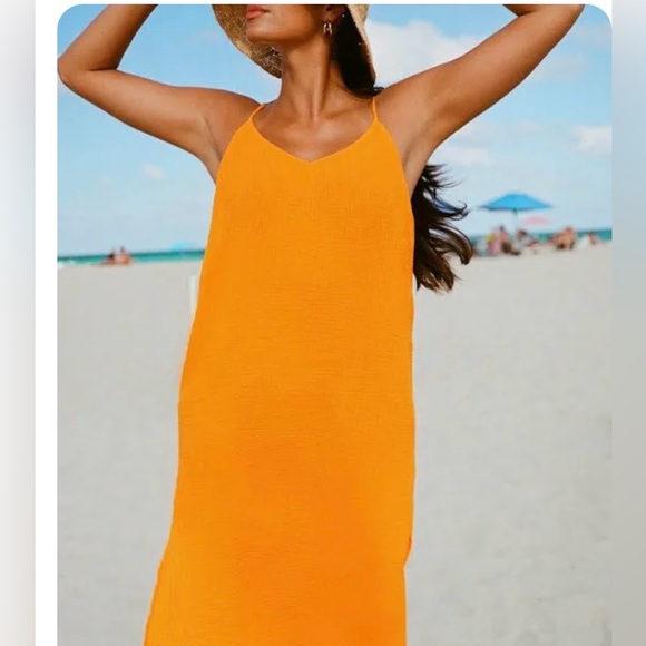 Andie Dresses & Skirts - Andie The Barreta Cotton Gauze Cover-Up Slipdress